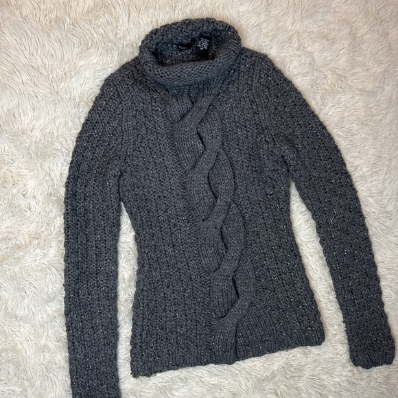 Cableknit Foil Sweater - Picture 4 of 4